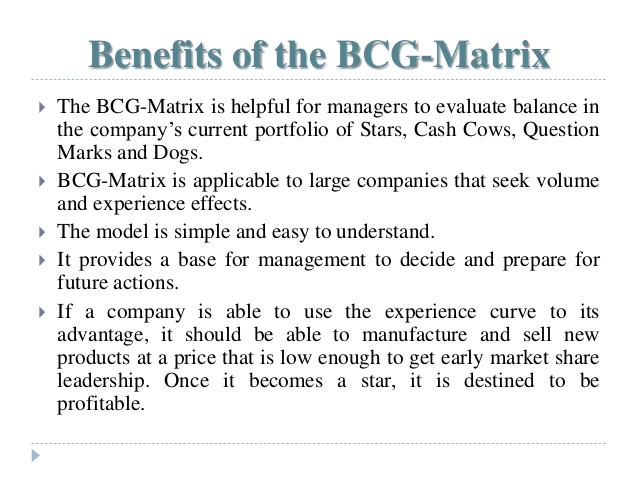 bcg matrix defined